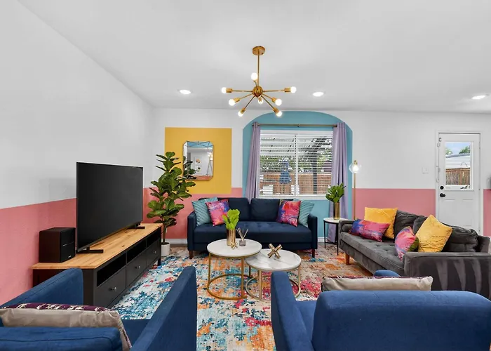 Ferienhaus Modern Nrh Retreat Pool Bbq & Sleeps 10 Fort Worth